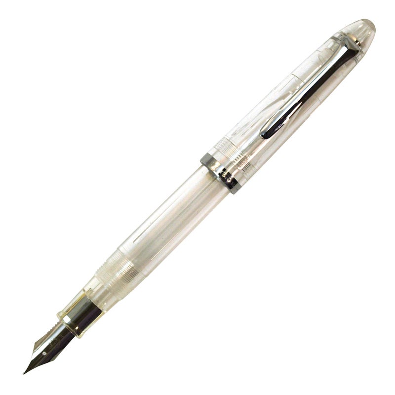 Sailor Junior Skeleton Demonstrator Nickle Chrome Platedmf Nib Fountain PEN - Image 1